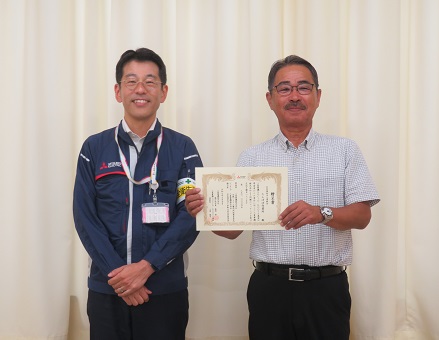 三菱電機株式会社様による寄付金贈呈式が行われました！